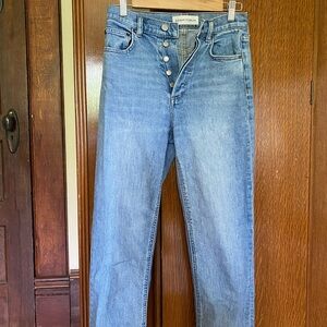 Denim Forum Arlo High-Rise Straight Jeans